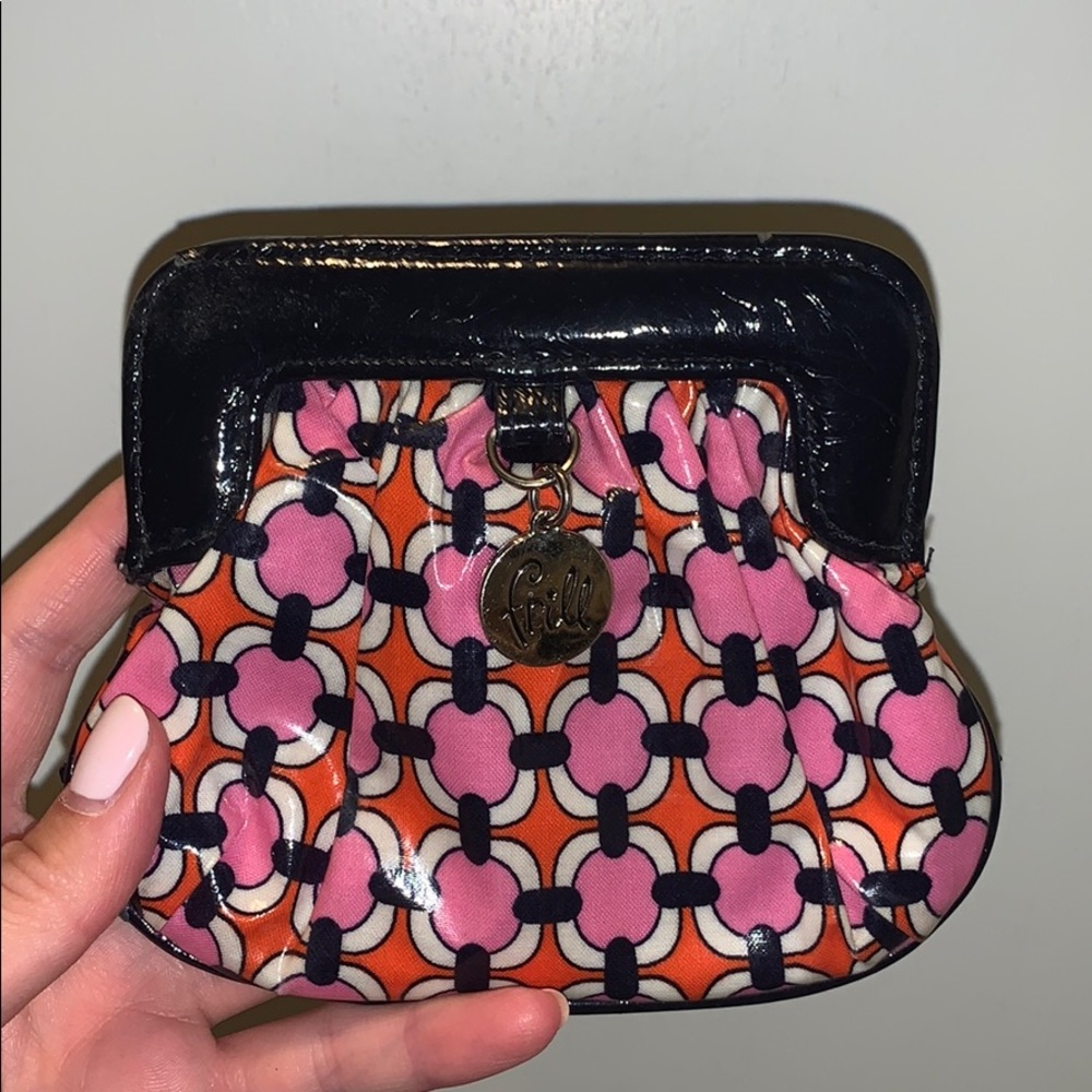 vera bradley frill coin purse